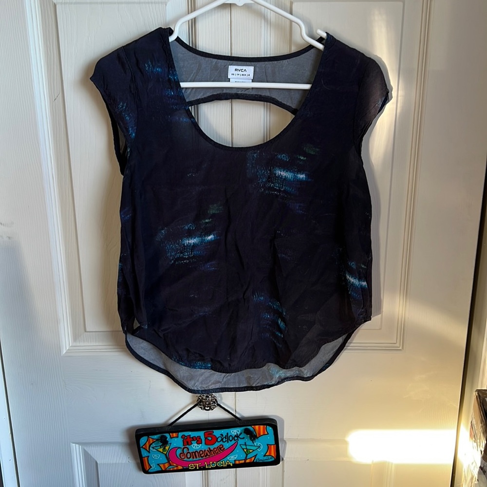 RVCA Key Hole Back Shirt